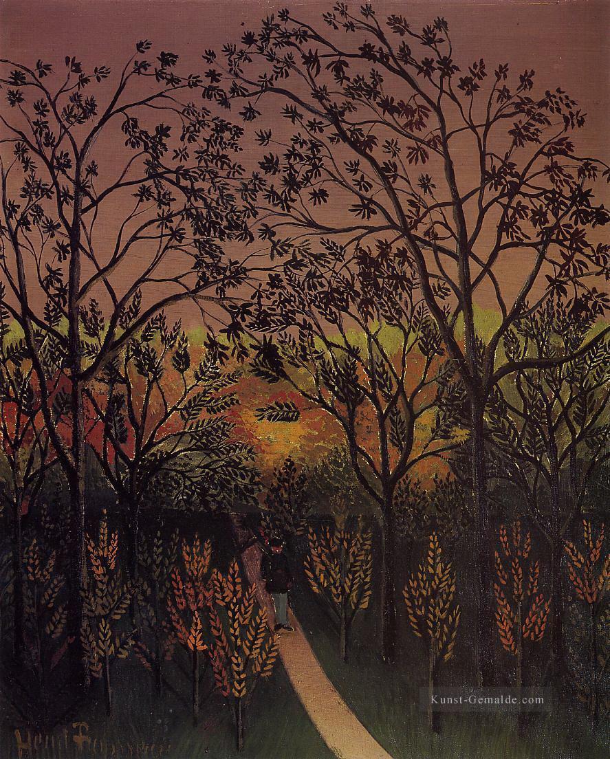 Ecke des Plateaus des bellevue 1902 Henri Rousseau Post Impressionismus Naive Primitivismus Ölgemälde